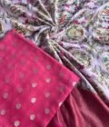 Manjul | منجول | मंजुल : Pure Chanderi Silk Salwars by Ikhtirah - Image 2