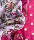 Manjul | منجول | मंजुल : Pure Chanderi Silk Salwars by Ikhtirah - Image 8
