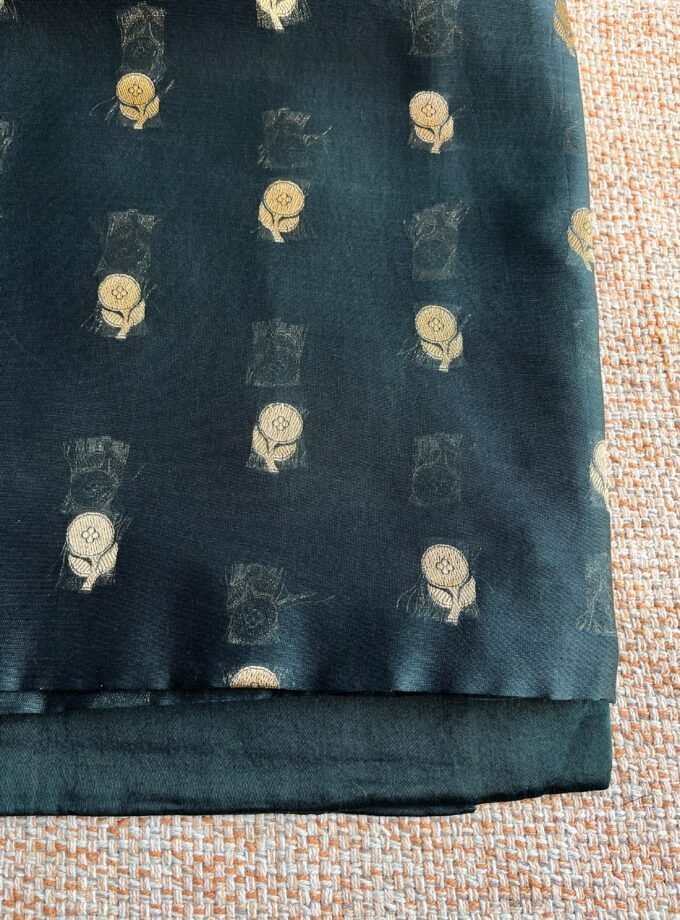 Manjul | منجول | मंजुल : Pure Chanderi Silk Salwar by Ikhtirah