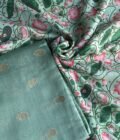 Manjul | منجول | मंजुल : Pure Chanderi Silk  Salwars by Ikhtirah - Image 2