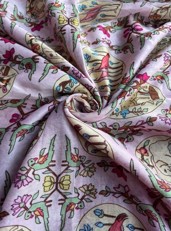 Manjul | منجول | मंजुल : Pure Chanderi Silk Salwars by Ikhtirah