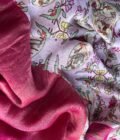 Manjul | منجول | मंजुल : Pure Chanderi Silk Salwars by Ikhtirah (Dark Rani Pink) - Image 8