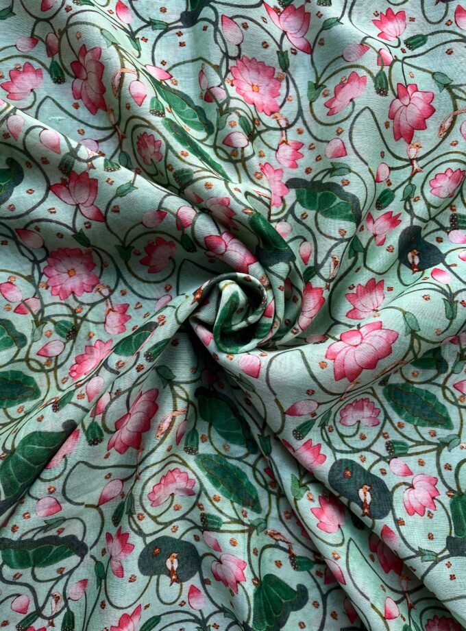 Manjul | منجول | मंजुल : Pure Chanderi Silk Salwars by Ikhtirah