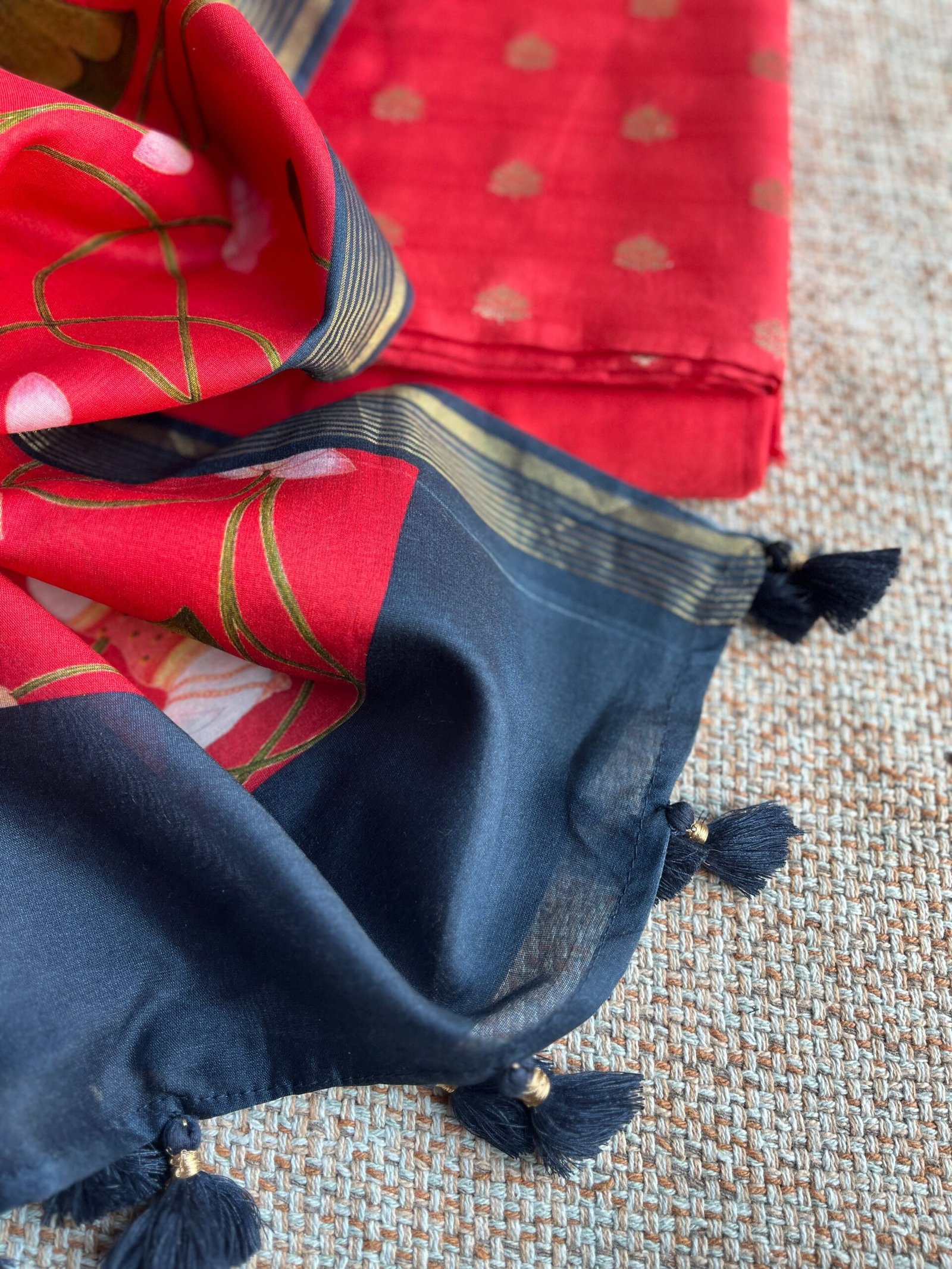 Manjul | منجول | मंजुल : Pure Chanderi Silk Salwar by Ikhtirah - Image 12