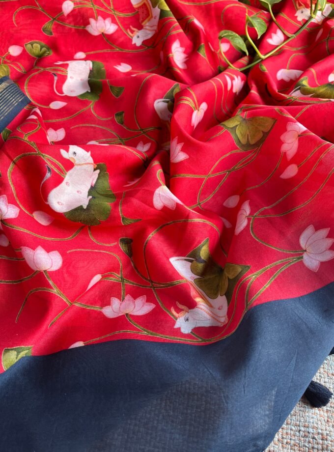 Manjul | منجول | मंजुल : Pure Chanderi Silk Salwar by Ikhtirah