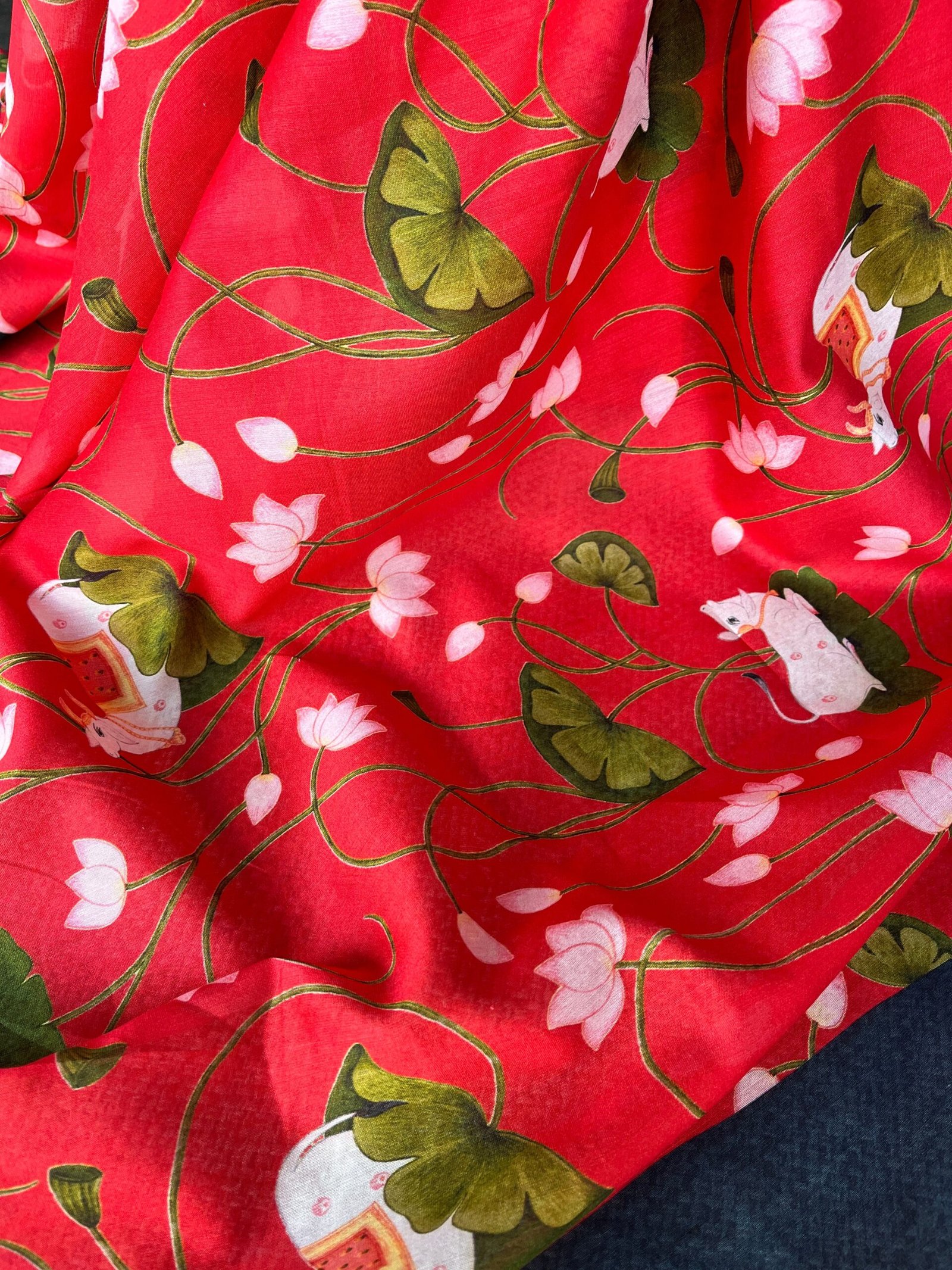 Manjul | منجول | मंजुल : Pure Chanderi Silk Salwar by Ikhtirah - Image 11