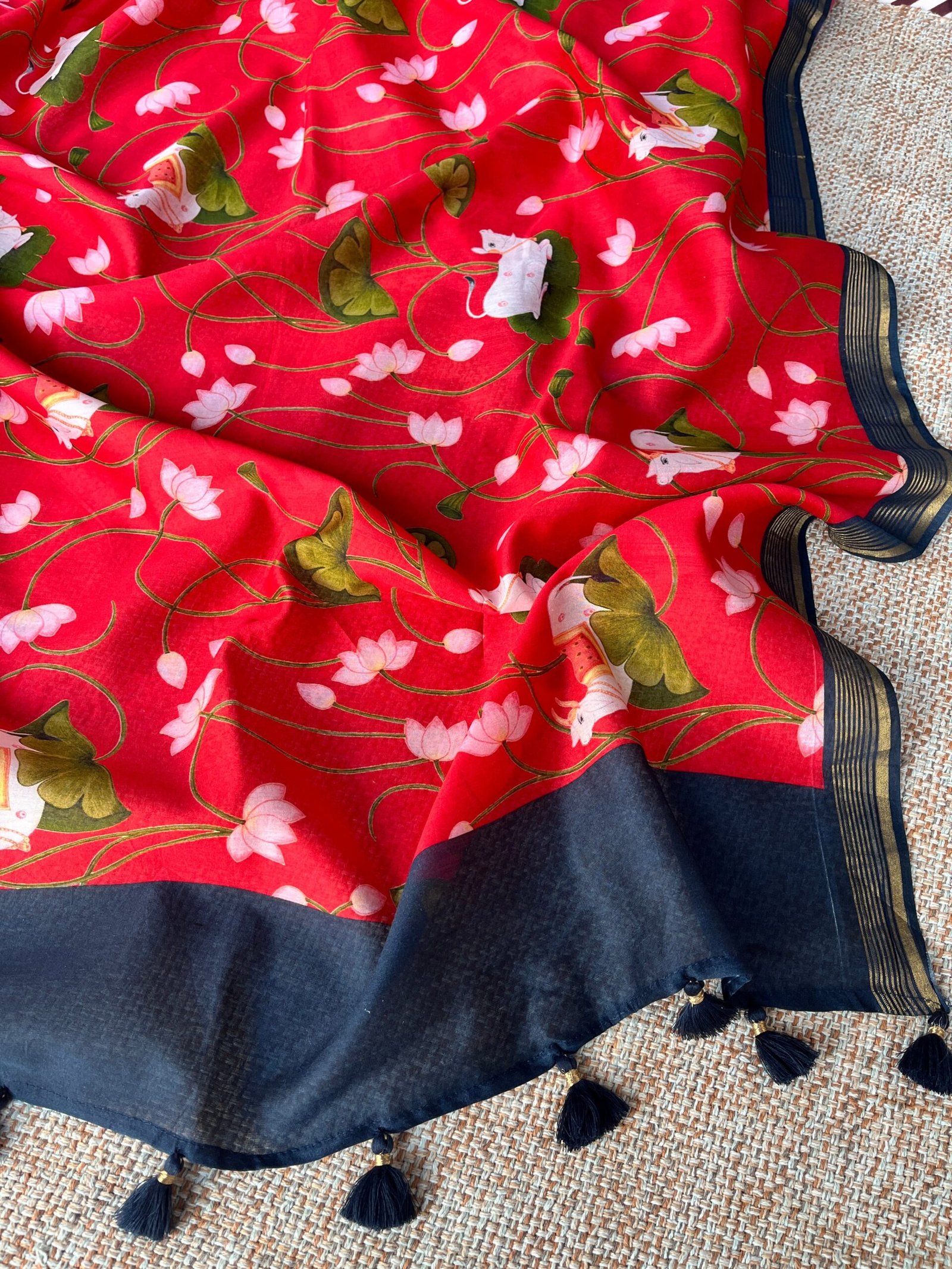 Manjul | منجول | मंजुल : Pure Chanderi Silk Salwar by Ikhtirah - Image 9