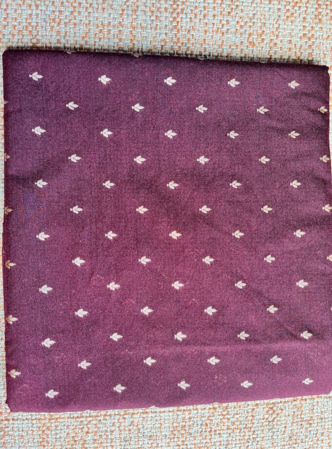 Tarang | ترنگ | तरंग : Soft Moonga Silk Salwars with Organza Dupatta (Royal Purple)