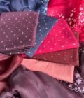 Tarang | ترنگ | तरंग : Soft Moonga Silk Salwars with Organza Dupatta (Peach) - Image 12