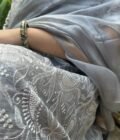 Nazaakat | نزاکت  | नज़ाकत (English Grey) : Tussar Kota Silk Salwar by Ikhtirah