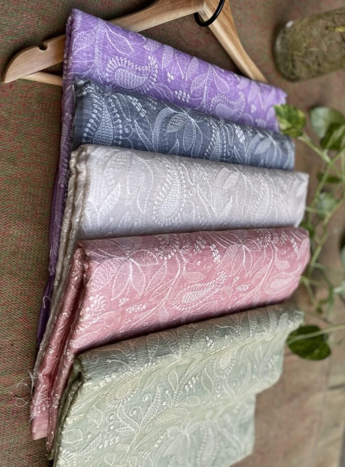 Nazaakat | نزاکت | नज़ाकत (Lavender) : Tussar Kota Silk Salwar by Ikhtirah