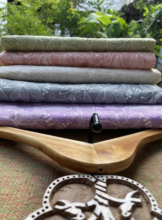 Nazaakat | نزاکت | नज़ाकत (Lavender) : Tussar Kota Silk Salwar by Ikhtirah