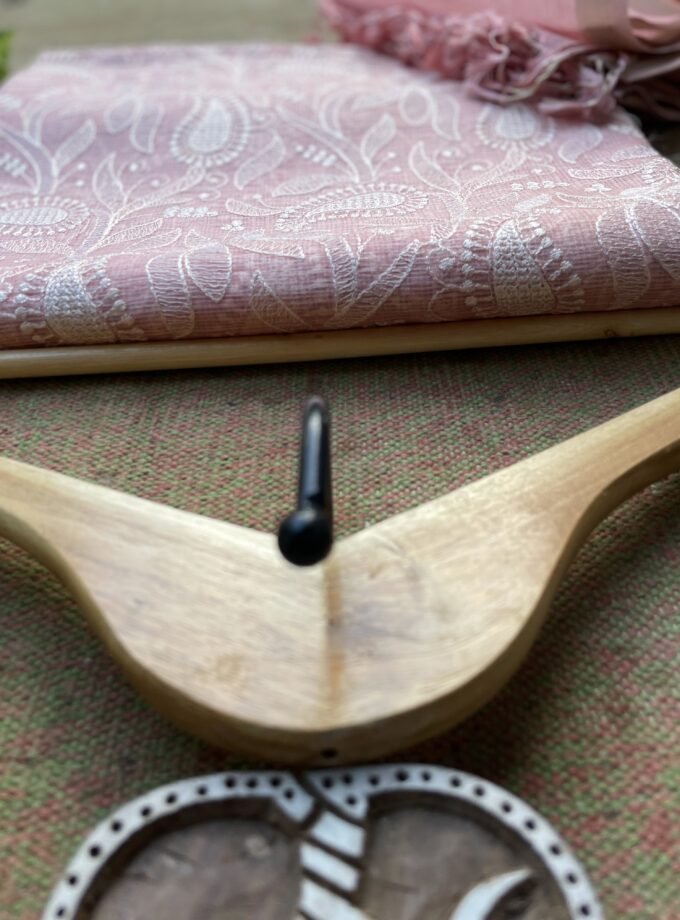 Nazaakat | نزاکت | नज़ाकत (Baby Pink) : Tussar Kota Silk Salwar by Ikhtirah