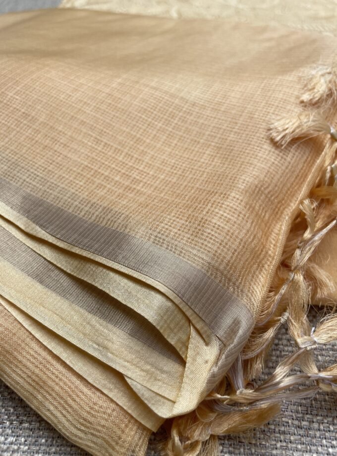 Nazaakat | نزاکت | नज़ाकत (Yellow) : Tussar Kota Silk Salwar by Ikhtirah