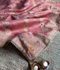 Preet | پریت  | प्रीत : Woven Banarasi Silk Salwar with Handwork by Ikhtirah (Pink) - Image 13