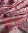 Preet | پریت  | प्रीत : Woven Banarasi Silk Salwar with Handwork by Ikhtirah (Pink) - Image 14