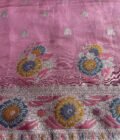 Preet | پریت  | प्रीत : Woven Banarasi Silk Salwar with Handwork by Ikhtirah (Pink) - Image 16