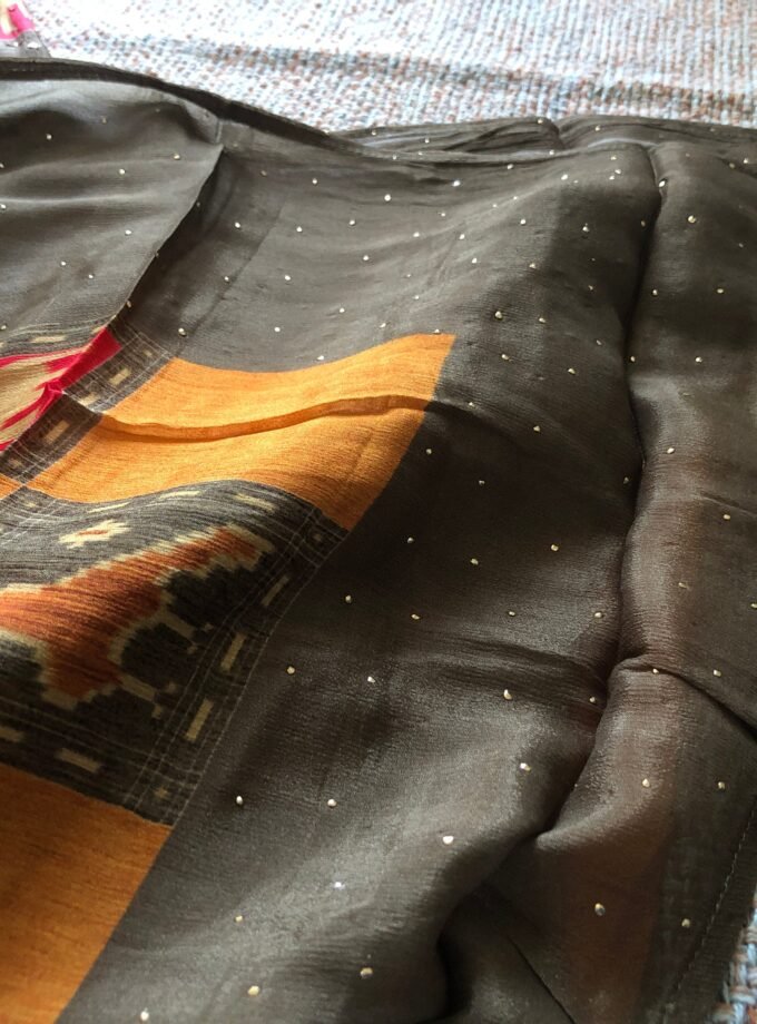 Jhilmil | جھلمل | झिलमिल (Mustard) : Salwar by Ikhtirah