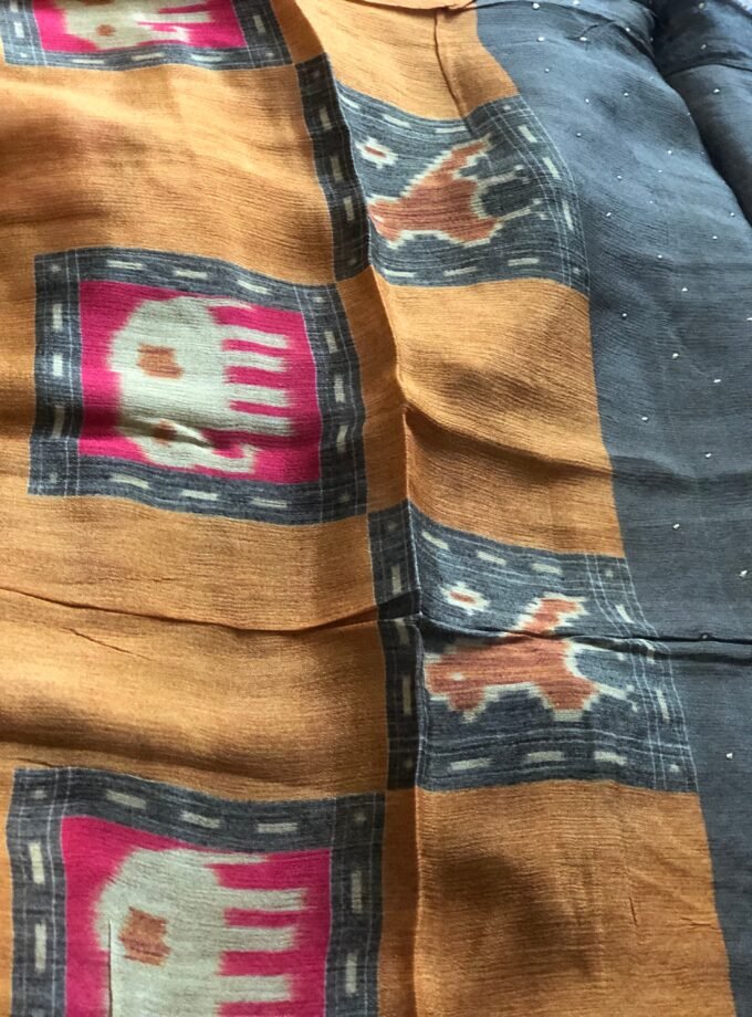 Jhilmil | جھلمل | झिलमिल (Mustard) : Salwar by Ikhtirah