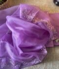 Roohani | روحانی | रूहानी  A4 :  Pure Chanderi Cotton Salwar with Organza Dupatta Collection by Ikhtirah - Image 30