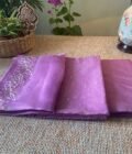 Roohani | روحانی | रूहानी  A4 :  Pure Chanderi Cotton Salwar with Organza Dupatta Collection by Ikhtirah - Image 3