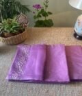 Roohani | روحانی | रूहानी  A4 :  Pure Chanderi Cotton Salwar with Organza Dupatta Collection by Ikhtirah - Image 2