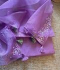 Roohani | روحانی | रूहानी  A4 :  Pure Chanderi Cotton Salwar with Organza Dupatta Collection by Ikhtirah - Image 13