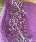 Roohani | روحانی | रूहानी  A4 :  Pure Chanderi Cotton Salwar with Organza Dupatta Collection by Ikhtirah - Image 7