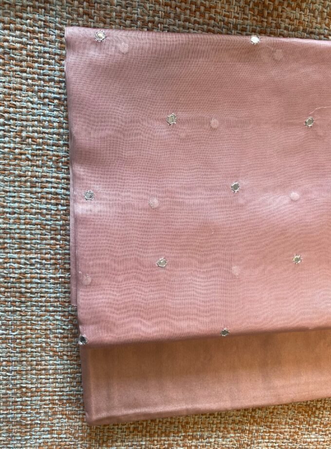 Roohani | روحانی | रूहानी A3 : Pure Chanderi Cotton Salwar with Organza Dupatta Collection by Ikhtirah