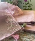Roohani | روحانی | रूहानी A3 :  Pure Chanderi Cotton Salwar with Organza Dupatta Collection by Ikhtirah