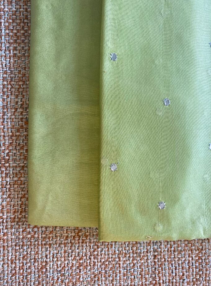 Roohani | روحانی | रूहानी A5 : Pure Chanderi Cotton Salwar with Organza Dupatta Collection by Ikhtirah