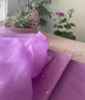 Roohani | روحانی | रूहानी  A4 :  Pure Chanderi Cotton Salwar with Organza Dupatta Collection by Ikhtirah - Image 28