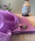 Roohani | روحانی | रूहानी  A4 :  Pure Chanderi Cotton Salwar with Organza Dupatta Collection by Ikhtirah - Image 25