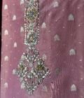 Preet | پریت  | प्रीत : Woven Banarasi Silk Salwar with Handwork by Ikhtirah (Pink) - Image 7