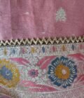 Preet | پریت  | प्रीत : Woven Banarasi Silk Salwar with Handwork by Ikhtirah (Pink) - Image 5
