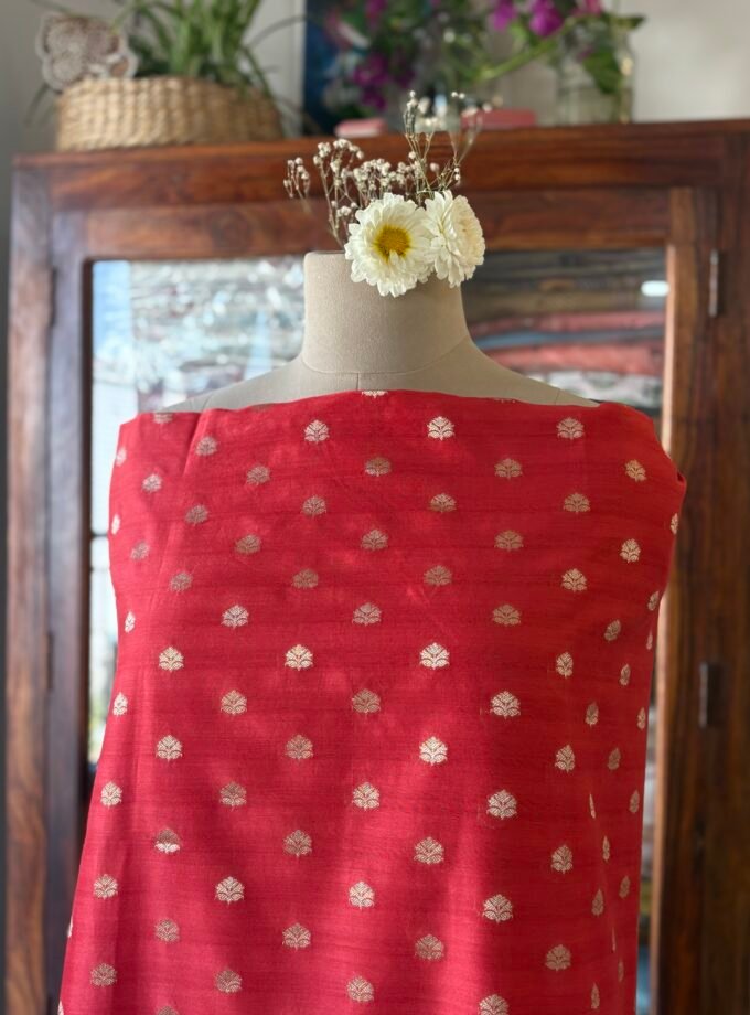 Manjul | منجول | मंजुल : Pure Chanderi Silk Salwar by Ikhtirah