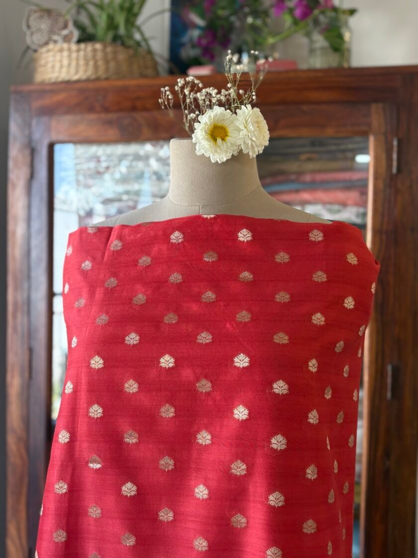 Manjul | منجول | मंजुल : Pure Chanderi Silk Salwar by Ikhtirah - Image 3