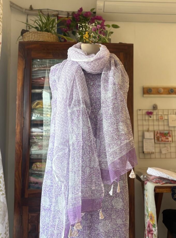 Kalaa : HandBlock Pure Cotton Kota by Kota Salwars with lining by Ikhtirah