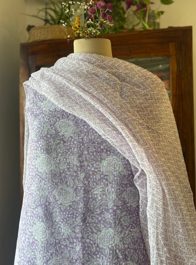 Kalaa : HandBlock Pure Cotton Kota by Kota Salwars with lining by Ikhtirah