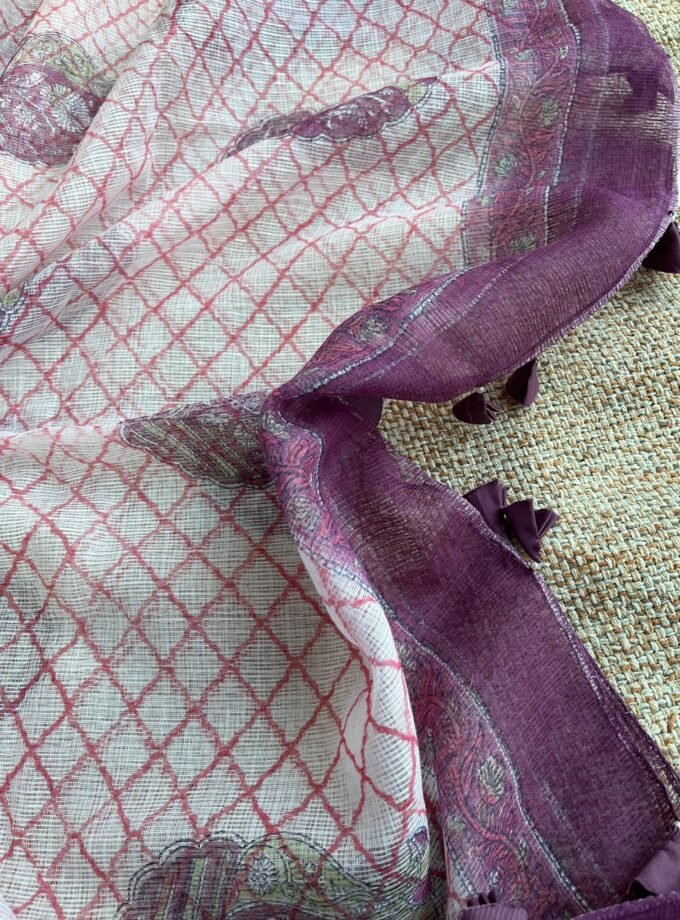 Kalaa : HandBlock Pure Cotton Kota by Kota Salwars with lining by Ikhtirah