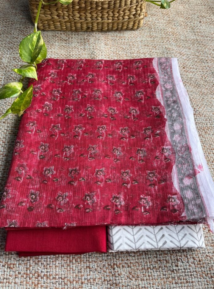 Kalaa : HandBlock pure cotton Kota by Kota Salwars with lining by Ikhtirah