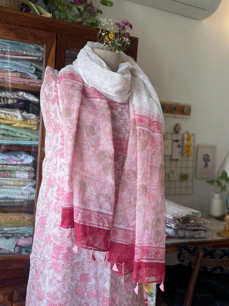 Kalaa : HandBlock Pure Cotton Kota-Kota Salwars with lining by Ikhtirah