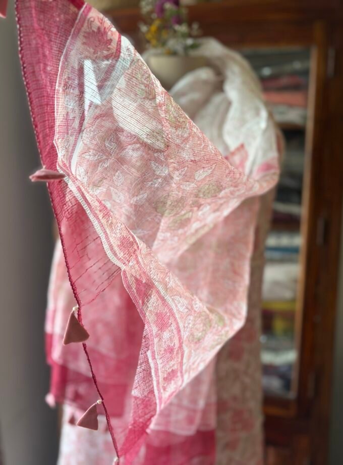 Kalaa : HandBlock Pure Cotton Kota-Kota Salwars with lining by Ikhtirah