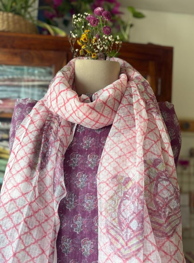 Kalaa : HandBlock Pure Cotton Kota by Kota Salwars with lining by Ikhtirah