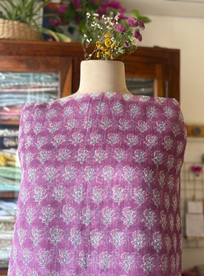 Kalaa : HandBlock Pure Cotton Kota by Kota Salwars with lining by Ikhtirah