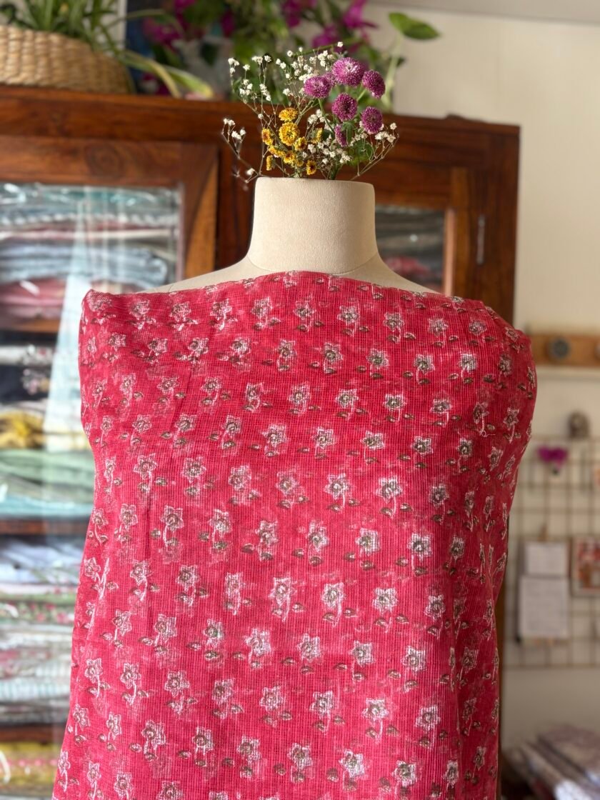 Kalaa : HandBlock pure cotton Kota by Kota Salwars with lining by Ikhtirah - Image 3
