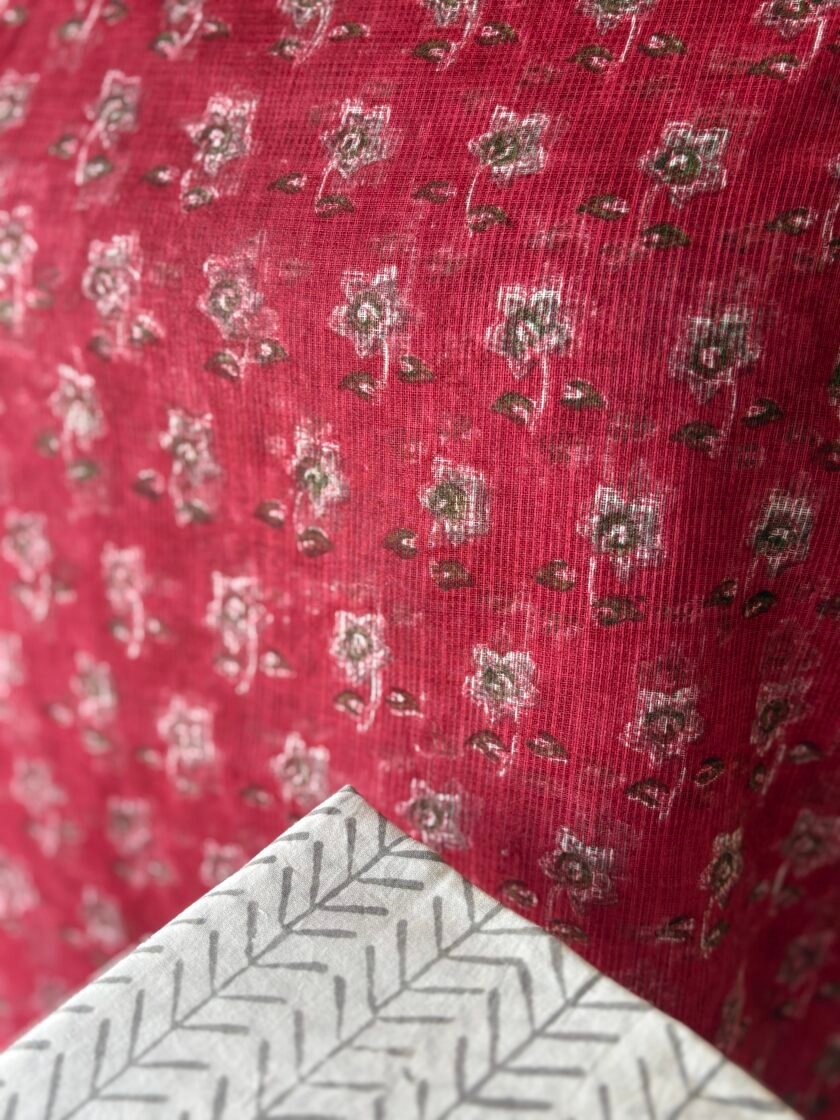 Kalaa : HandBlock pure cotton Kota by Kota Salwars with lining by Ikhtirah - Image 4