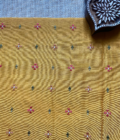 Raunak | راونک | रौनक : Embroidered Pure Chanderi Cotton Salwar (Earthy Yellow) - Image 6