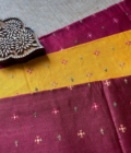 Raunak | راونک | रौनक : Embroidered Pure Chanderi Cotton Salwar (Earthy Yellow) - Image 8