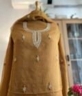 Nazam |  ﻧَﻈﻢ  | नज़्म : Handworked Kota Salwar (Camel) by Ikhtirah